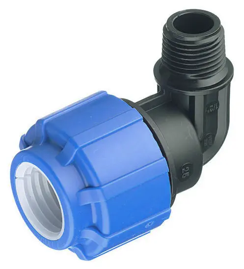 Отвод компрессионный  d25х1" НР