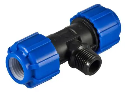 Тройник компрессионный  d40х1 1/4" НР