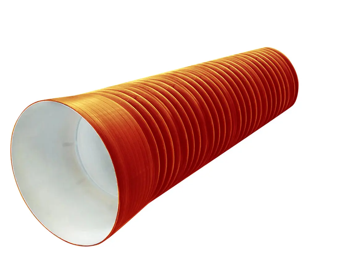 Труба PP SN10 340/300 6м с раструбом (рыжая)