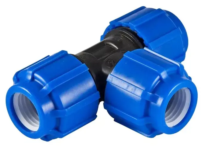 Тройник компрессионный  d50х50х50
