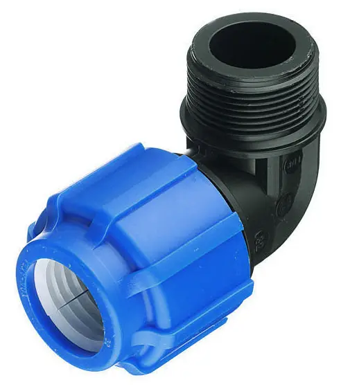 Отвод компрессионный  d50х1 1/2" НР