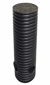 Дренажный колодец d575 h5500 с зеленой крышкой (отводы 160 мм) 1