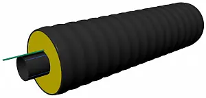 ТВЭЛ-ПЭКС  ПЭ 100 SDR 17 110х6,6/180 с кабель каналом 1