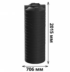 Вертикальная емкость N-700 (черный) 2
