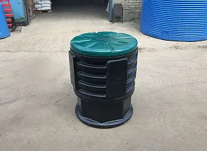 Пластиковый колодец связи КН-780/1000 с крышкой D780 мм 9