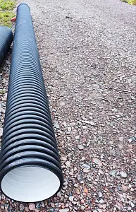  Труба ПЭ SN8  400/343 6м с раструбом 10