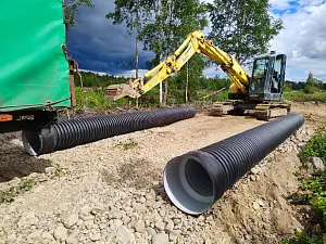  Труба ПЭ sn6  400/343 6м с раструбом 10
