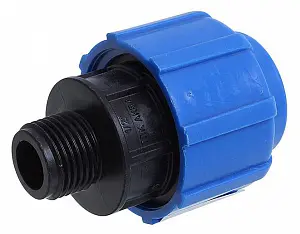 Муфта компрессионная  d20х3/4" НР 1