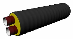 Труба ТВЭЛ-ПЭКС-2-К  2х50/160 (47,7х3,6), 10 бар 1