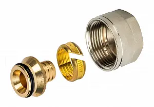 Соединитель для труб PEX прямой обжим - внут.р. 20х3/4" 1