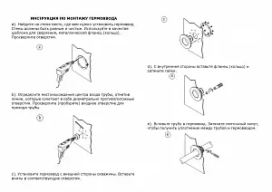Муфта-гермоввод для труб 90/110/160 4