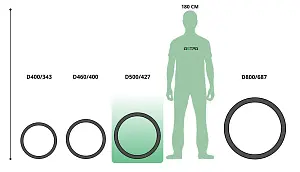  Труба ПЭ sn6  500/427 6м с раструбом 6