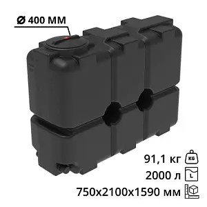 Кассета ЭкоПром ST 8000 л (4х2000) (Черный) 5