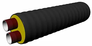 Труба ТВЭЛ-ПЭКС-2-К  2х75/225 (69,5х4,6), 10 бар 1