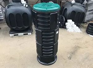 Пластиковый колодец связи КН-780/2000 с крышкой D780 мм 7
