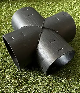 Крестовина дренажная  d63 3