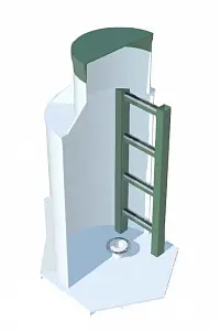 Кессон ТОПОЛ-ЭКО К-2 Long (муфта 106-114) 2