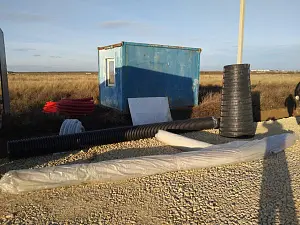 Труба ПЭ SN8  630/535 6,3м с раструбом (Тип2) fd 20