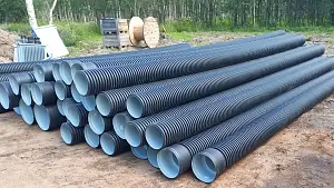 Труба ПЭ SN8  340/300 6м с раструбом 8