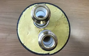 Соединитель для труб PEX прямой обжим - внут.р. 20х3/4" 11