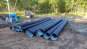  Труба ПЭ sn6  315/271 6м с раструбом 9