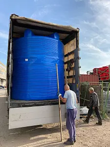 Вертикальная накопительная емкость V-10000 (Синий) 8