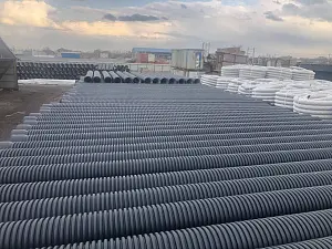 Труба гофрированная (SN4) 400/343 6м с раструбом 17