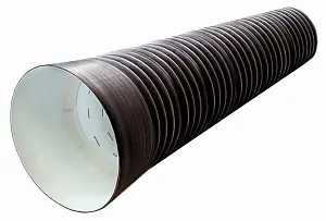 (ПЕРФОРАЦИЯ) Труба гофрированная sn4 460/400 6м с раструбом 1
