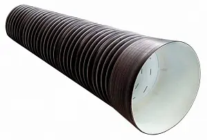 (ПЕРФОРАЦИЯ) Труба гофрированная SN8 400/343 6м с раструбом 1