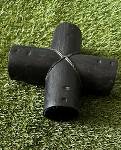 Крестовина дренажная  d63 2