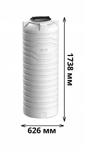 Вертикальная емкость N-500 (белый) 2