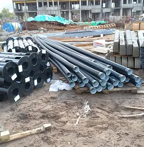 Труба ПЭ SN8  110/94 6м с раструбом 9