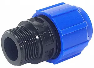 Муфта компрессионная  d50х1 1/2" НР 1