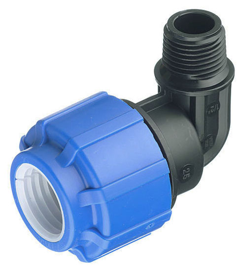 Отвод компрессионный  d20х1/2" НР