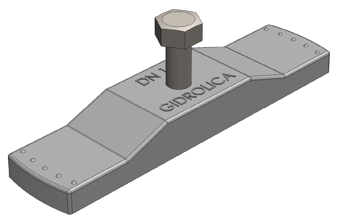 Крепеж Gidrolica для лотка водоотводного пластикового DN100 (108) 0