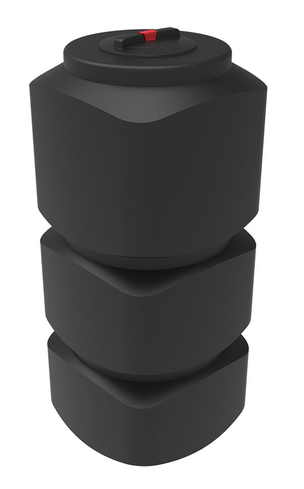 Пластиковая емкость ЭкоПром L 750 (Черный) 0
