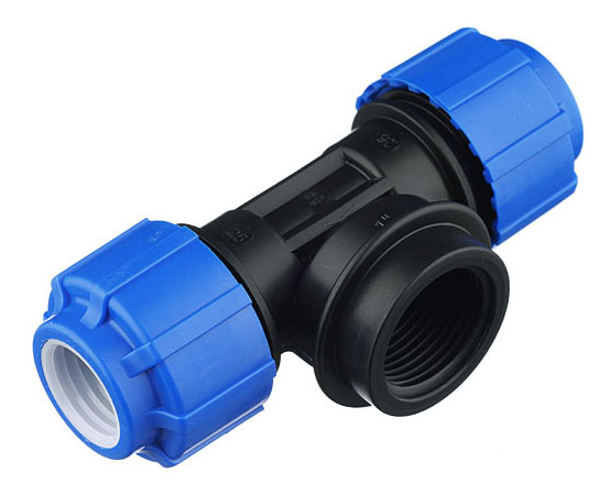 Тройник компрессионный  d50х1 1/4" ВР 0