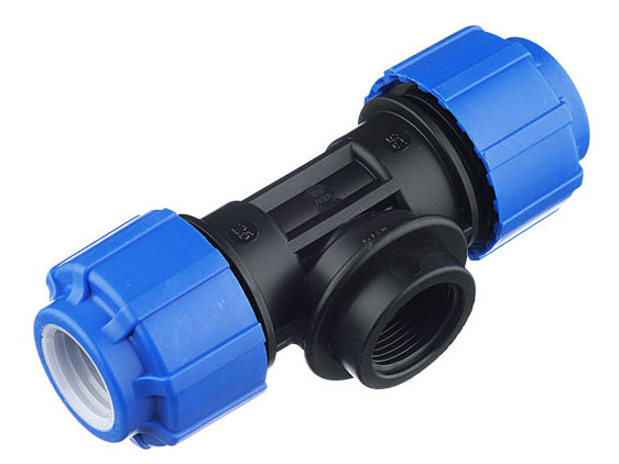 Тройник компрессионный  d40х1 1/4" ВР