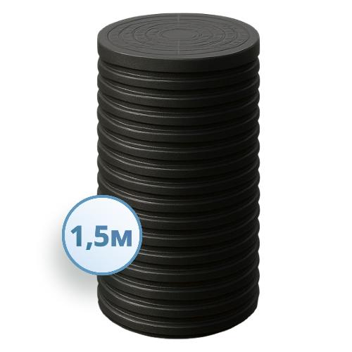 Колодец d400 h1500 с герметичным дном и крышкой