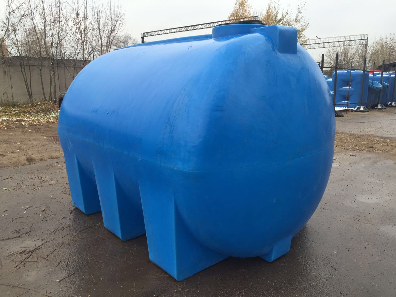 Горизонтальная емкость H-8000 (Синий) 1